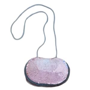 Vintage - Rose & Silver Sequin Crossbody